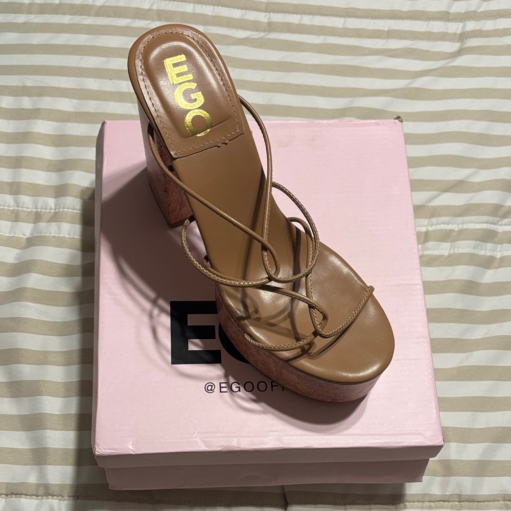 EGO Heel Style Buffy Color Dark Nude